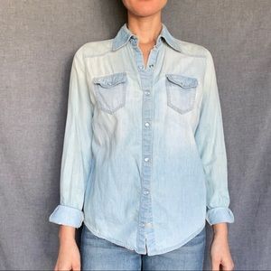 Chambray Collared Shirt
